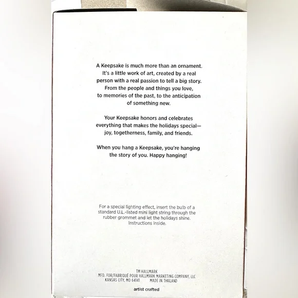 Hallmark Disney Tinker Bell Ornament 4” H Pixie - Dusted Poinsettia Holiday 2023 - Picture 3 of 4